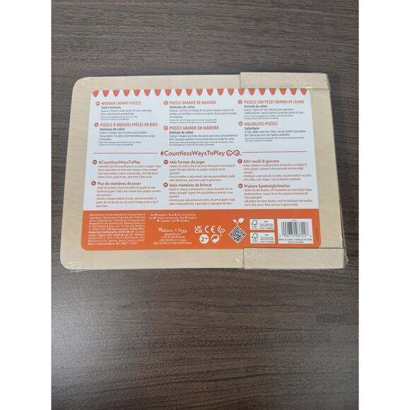 New Melissa & Doug Safari Animals Chunky Puzzle 2+ years - Picture 3 of 3